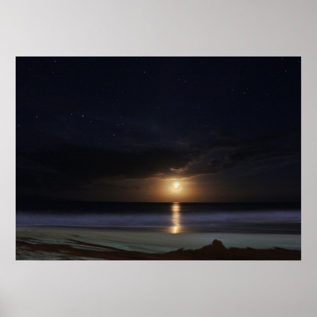 Moonlit Ocean Poster (Front)