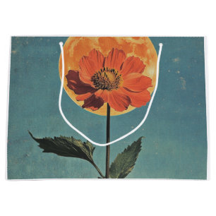 Moonlit Orange Bloom - Vintage Boho Charm (2) Large Gift Bag