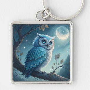 Moonlit Owl Key Ring