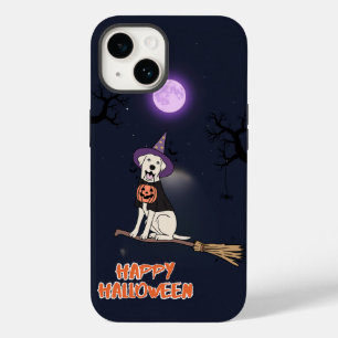 Moonlit Pup – Halloween Dog in Witch Hat Case-Mate iPhone 14 Case