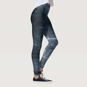 Moonlit Rain Lake Leggings - Atmospheric Design