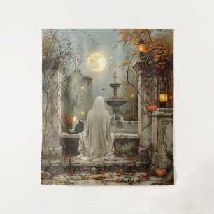 Moonlit Reverie in the Forgotten Garden Tapestry