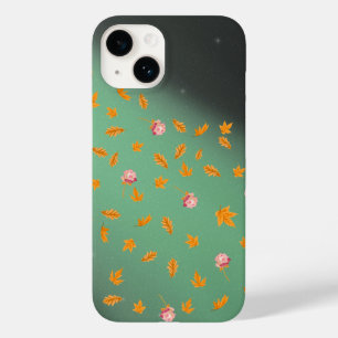 Moonlit Roses & Autumn Leaves Case-Mate iPhone 14 Case