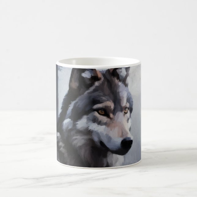 Moonlit Sentinel Coffee Mug (Center)