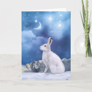 Moonlit Sentinel Holiday Card