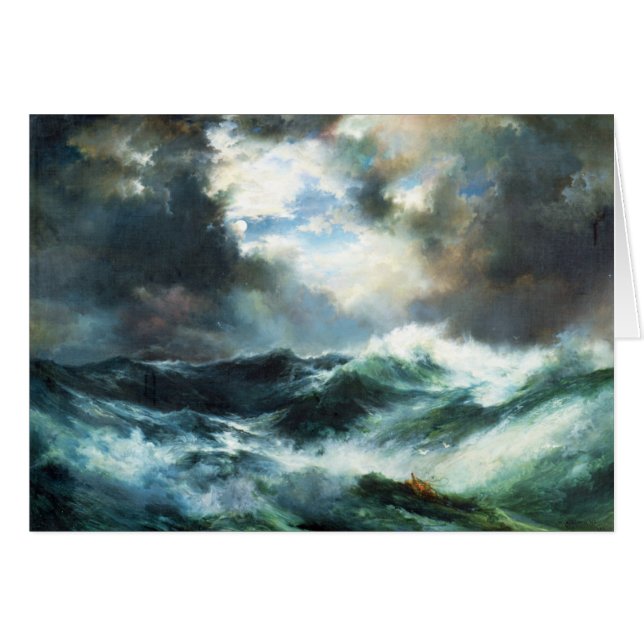 Moonlit Shipwreck at Sea (Front Horizontal)