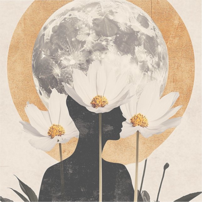 Moonlit Silhouette - Boho Vintage Elegance (Front)