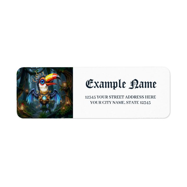 Moonlit Steampunk Toucan (Front)