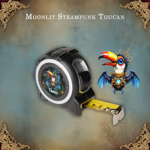 Moonlit Steampunk Toucan.  1