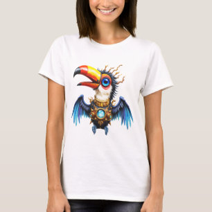 Moonlit Steampunk Toucan.  T-Shirt