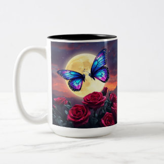 Moonlit Stillness Two-Tone Coffee Mug