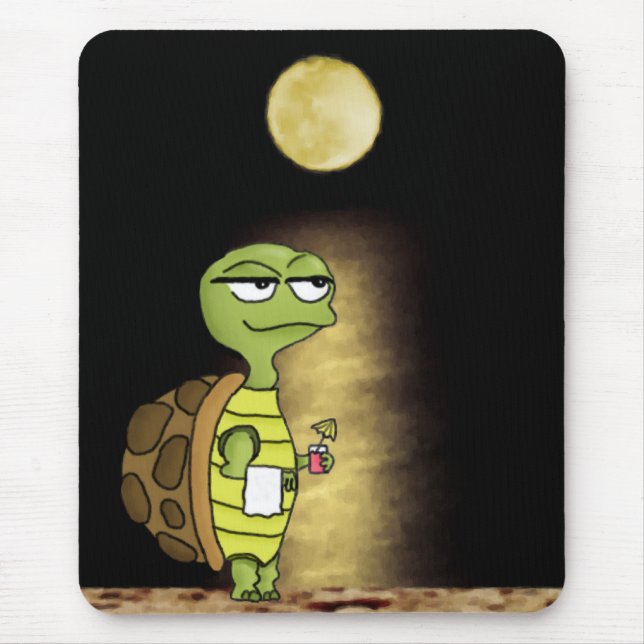 Moonlit Tortoise Mouse Mat (Front)