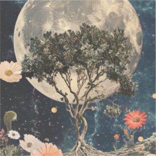 Moonlit Tree & Blossoms