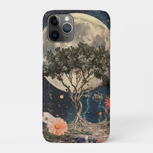 Moonlit Tree & Blossoms Case-Mate iPhone Case (Back)