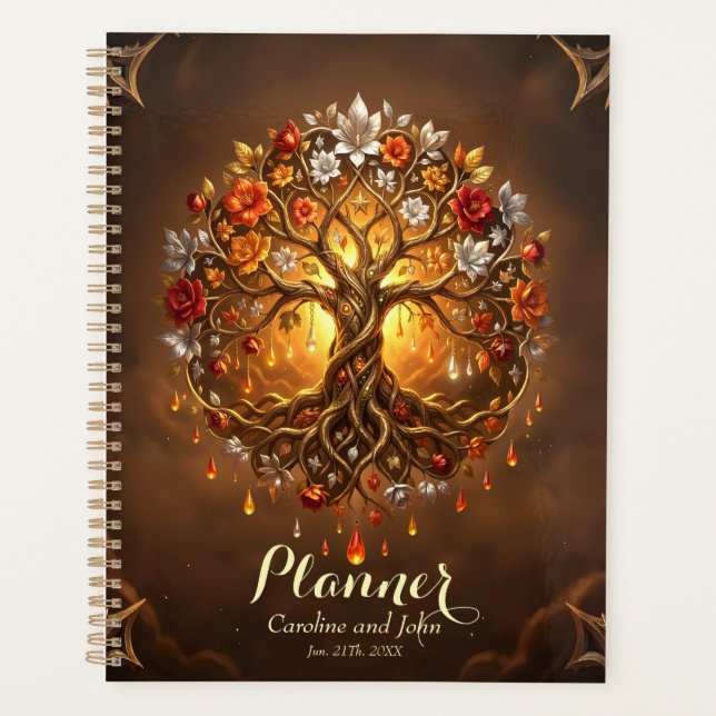 Moonlit Tree of Embered Eternity. Planner (Front)