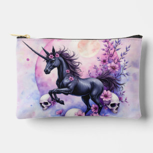 Moonlit Unicorn Among Forgotten Roses, Accessory Pouch