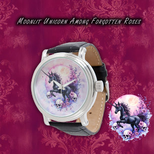Moonlit Unicorn Among Forgotten Roses, Watch