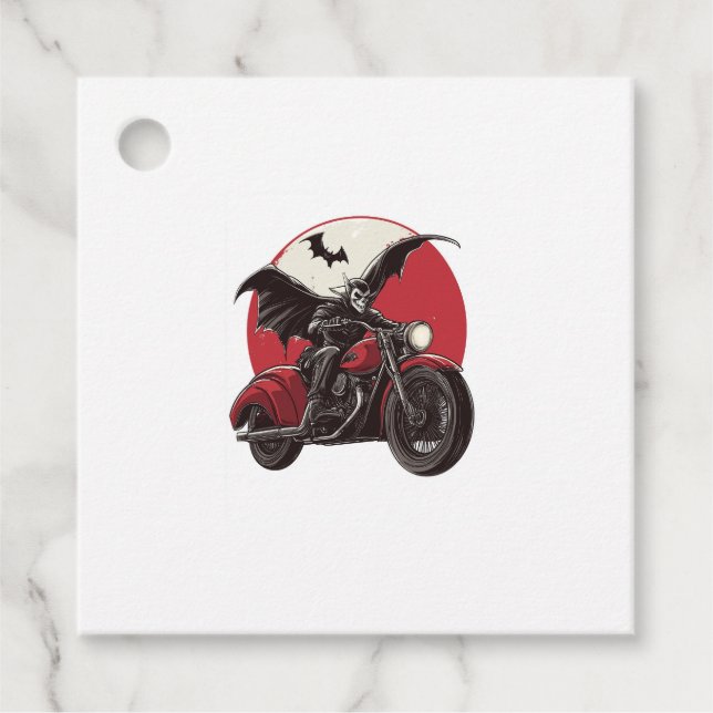 Moonlit Vampire Ride Favour Tags (Front)