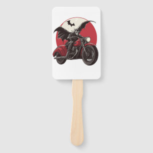 Moonlit Vampire Ride Hand Fan