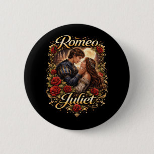Moonlit Verona Lovers 6 Cm Round Badge