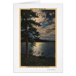 Moonlit View of the Lake