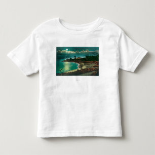 Moonlit view of the Vue de l'EauSanta Cruz, CA Toddler T-Shirt