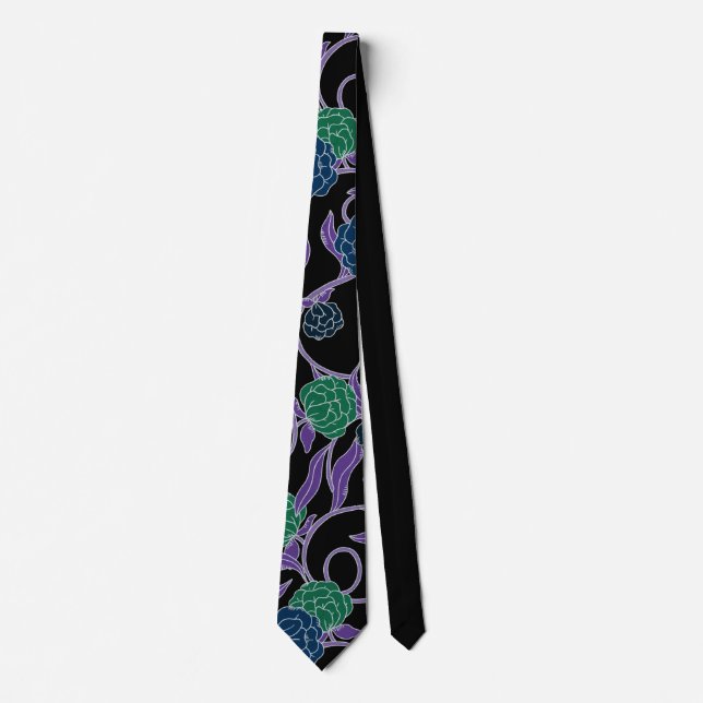 Moonlit Vine - Mysticool Collection Tie (Front)
