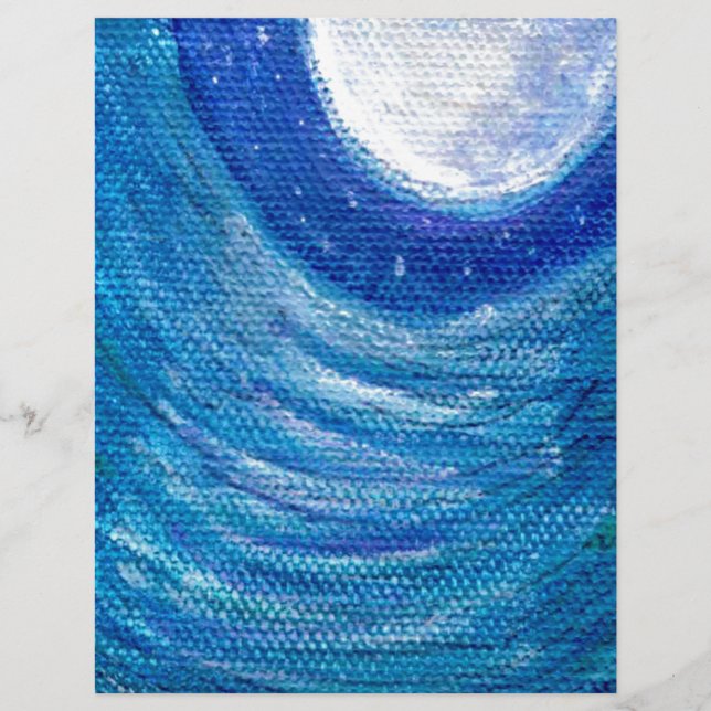 Moonlit Waves and Swirls (Front)