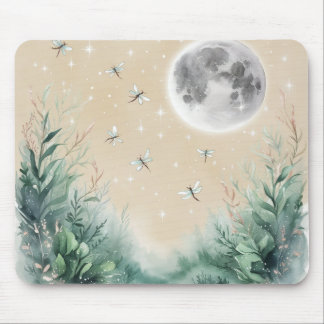 Moonlit Whimsy Foreest Mousepad