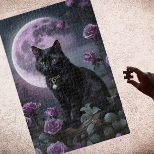 Moonlit Whiskers Jigsaw Puzzle