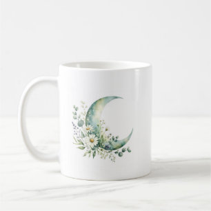 Moonlit Wildflowers Watercolor Mug