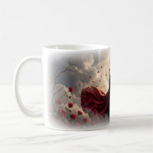 Moonlit Wine and Roses Gothic Queen Mug