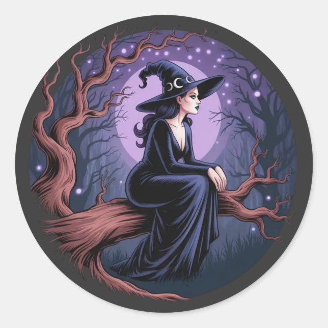 Moonlit Witch Stickers (Front)