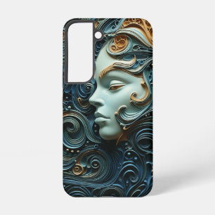 Moonlit Woman 3D Art Samsung Galaxy Case