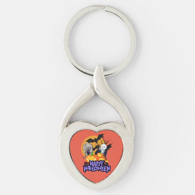 MoonlitBats Keyfob Key Ring (Front)