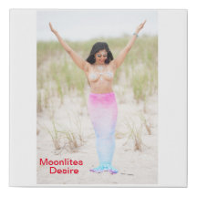 Moonlites Desire Mermaid Canvas Art