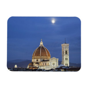 Moonrise and Florence Cathedral, Basilica di Magnet