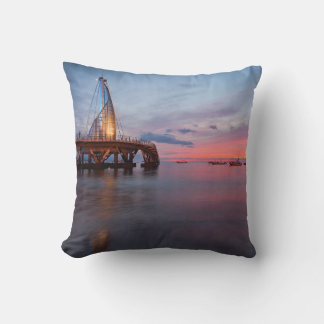 Moonrise And Sunset Cushion (Front)