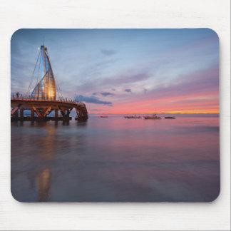 Moonrise And Sunset Mouse Mat