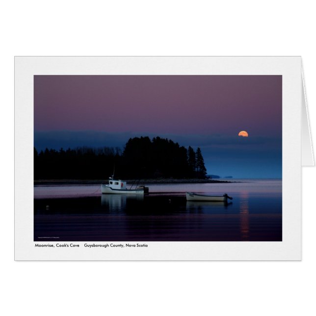 Moonrise, Cook's Cove (Front Horizontal)