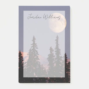 Moonrise Early Winter   Anchorage, Alaska Post-it Notes
