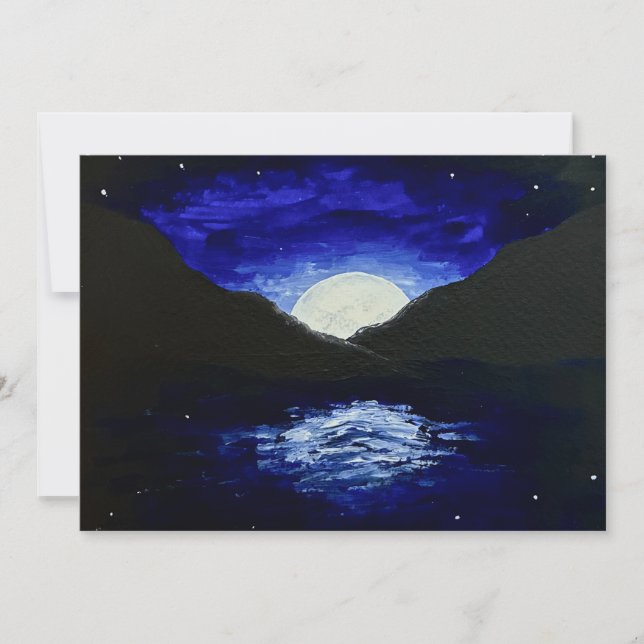Moonrise Greeting Card (Front)