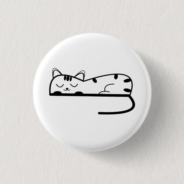 Moonrise Minimal Linework 3 Cm Round Badge (Front)