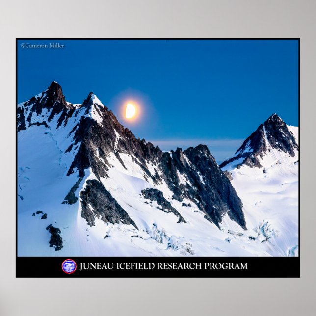 Moonrise over the Mountains Poster (Front)