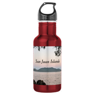 Moonrise Over the San Juan Islands 532 Ml Water Bottle