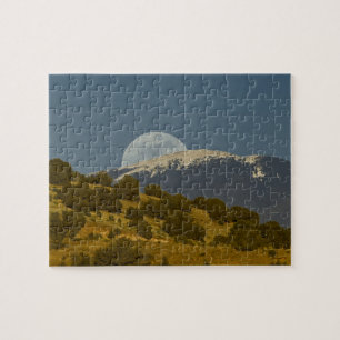 Moonrise over the Sangre de Cristo Mountains, Jigsaw Puzzle