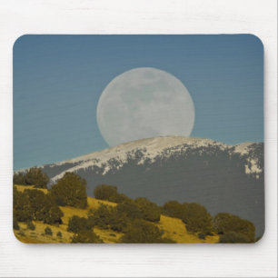 Moonrise over the Sangre de Cristo Mountains, Mouse Mat