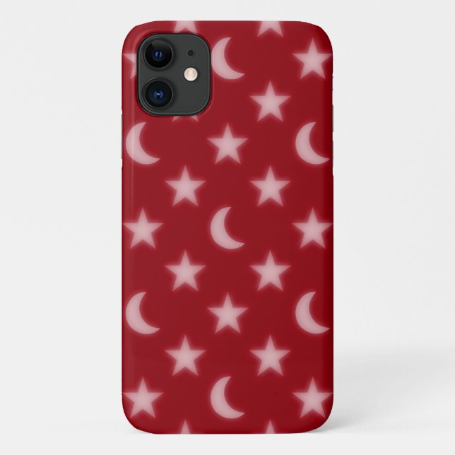 Moons and stars pattern Case-Mate iPhone case (Back)