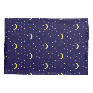 Moons and stars. pillowcase