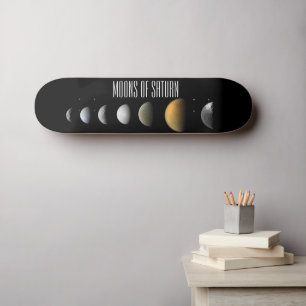 Moons of Saturn Skateboard